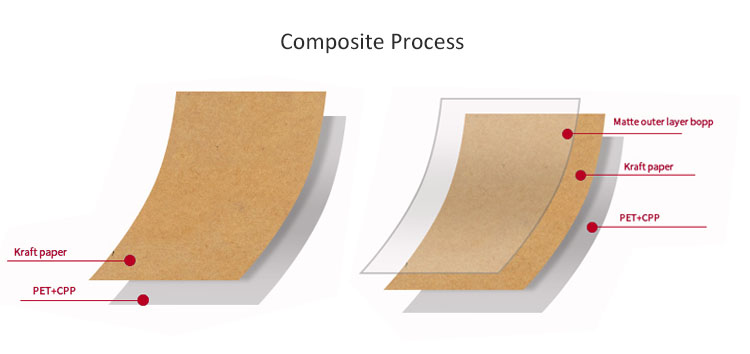 Kraft Paper Egiht side sealed Ziplock Bag