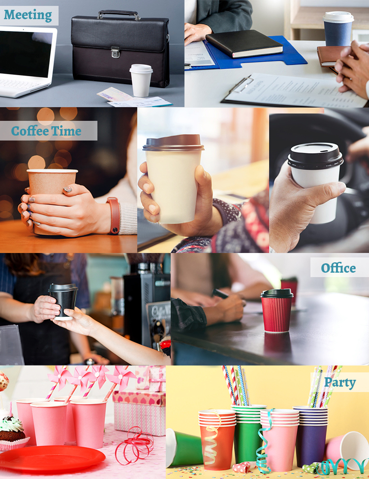 Eco-Friendly Take Away Double Wall Coffee Paper Cup