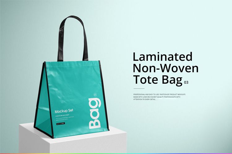 Friendly reusable grocery recycled ecobag pp nonwoven bags