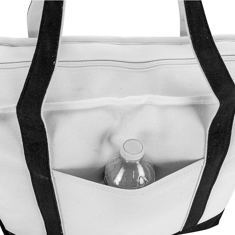 Extra Heavy-Weight Large Personalized Boat Tote Cotton Canvas Tote Bag For Grocery