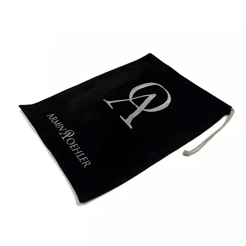  Portable Wholesale Custom High Heel Carrier Velvet Fabric Travel Organizer Flannel Drawstring Dust Storage Shoe Bag