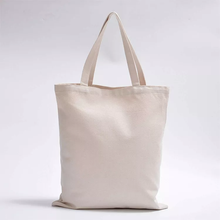 Custom Logo Size Printed Eco Friendly Recycled Reusable Plain Bulk Large Organic Calico Cotton Canvas Grocery Shopping Tote Bag