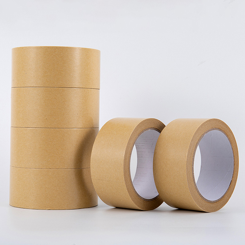 Reinforced Gummed Kraft Paper Tape Logo Water Activated Paper Tape