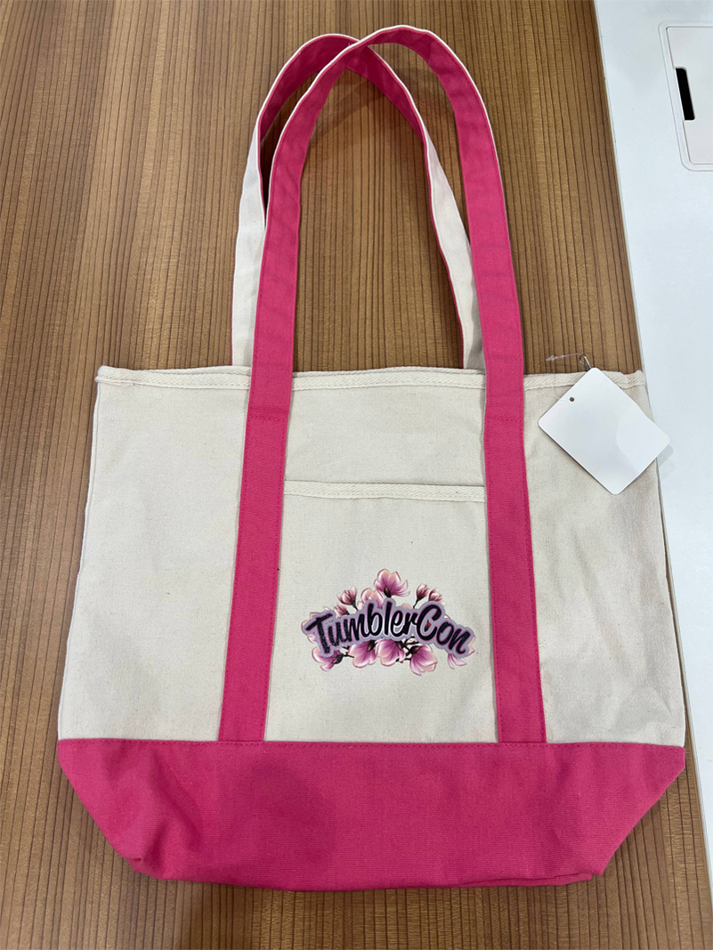 Extra Heavy-Weight Large Personalized Boat Tote Cotton Canvas Tote Bag For Grocery