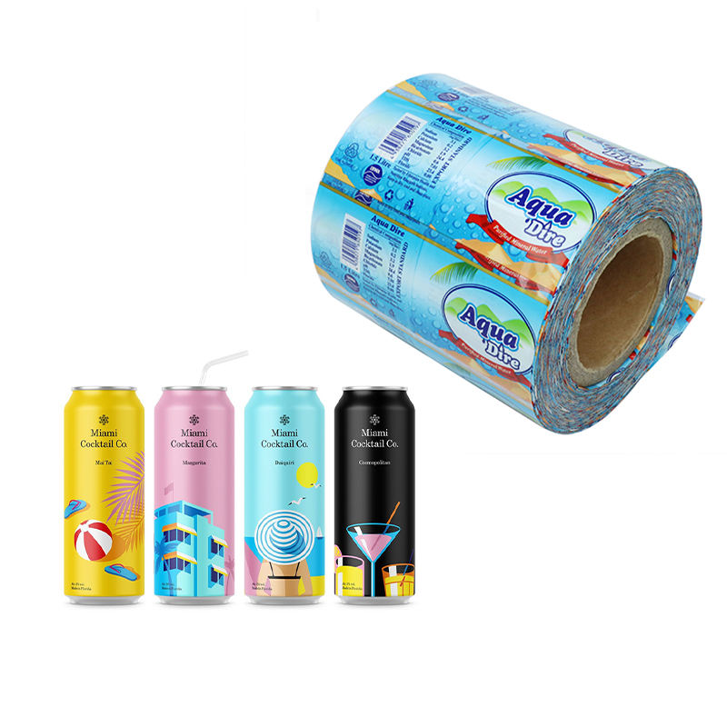 Custom Plastic Film Shrink Packaging Bottle PVC Heat Shrinking Sleeve Wrap Label