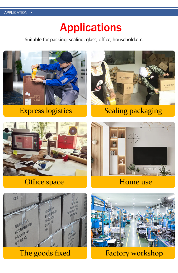   Wholesale Price Packing Tape for Carton Sealing Bopp Packaging Tape Clear