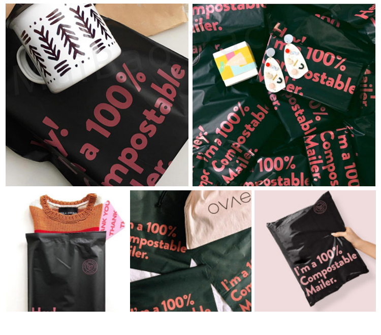 Biodegradable Plastic Packaging Polymailer Bag For Clothes