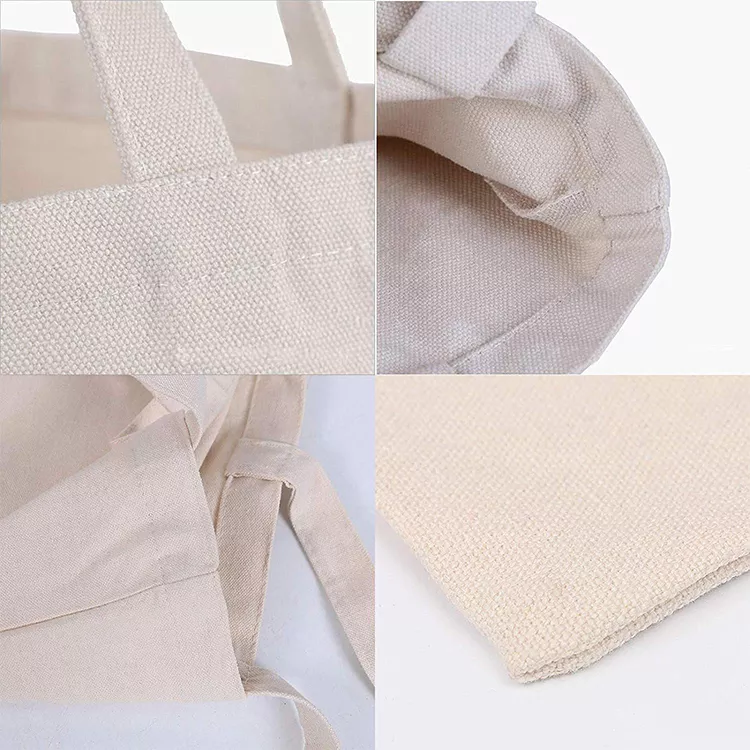 Custom Logo Size Printed Eco Friendly Recycled Reusable Plain Bulk Large Organic Calico Cotton Canvas Grocery Shopping Tote Bag
