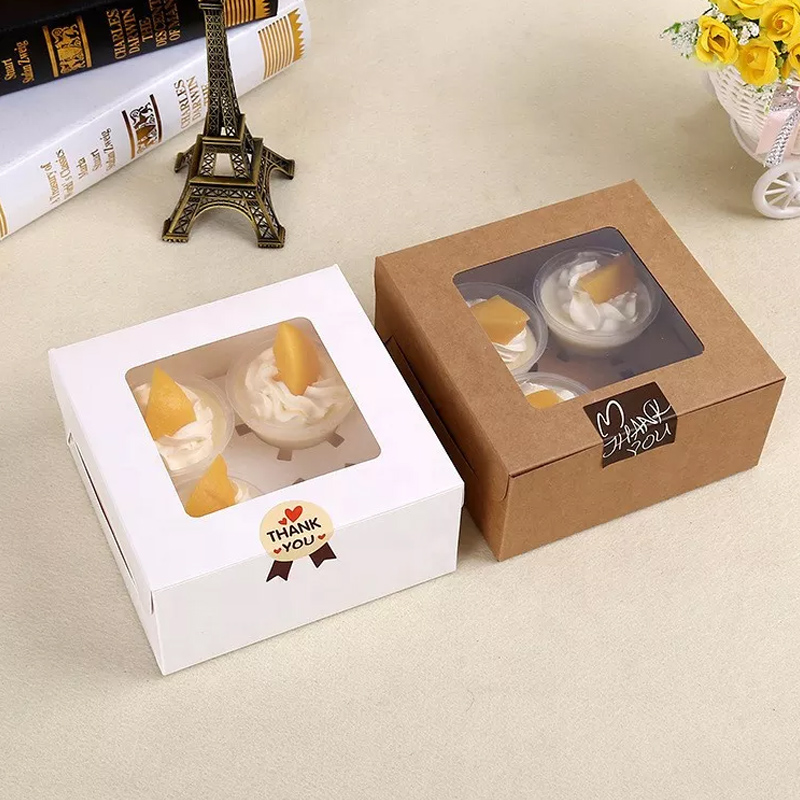  Foldable Gift Box for Cap Packaging with Clear Window