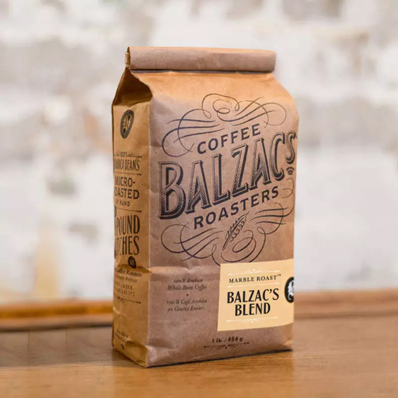 Compostable Paper Biodegradable Kraft Packaging Bean Coffee Bags with Valve